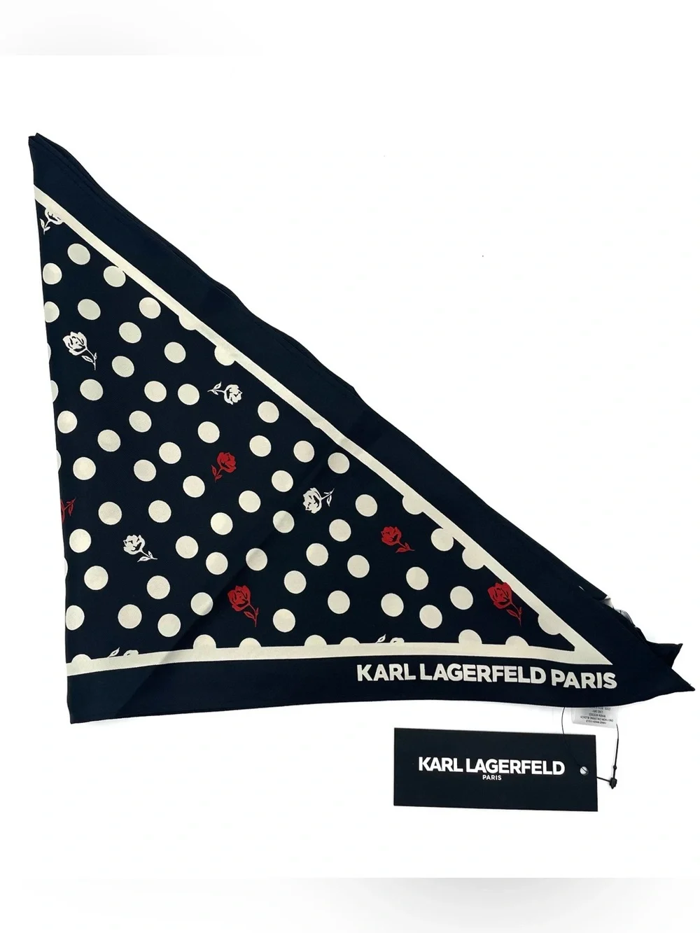 Brand New Karl Lagerfeld Ilona Dot Scarf